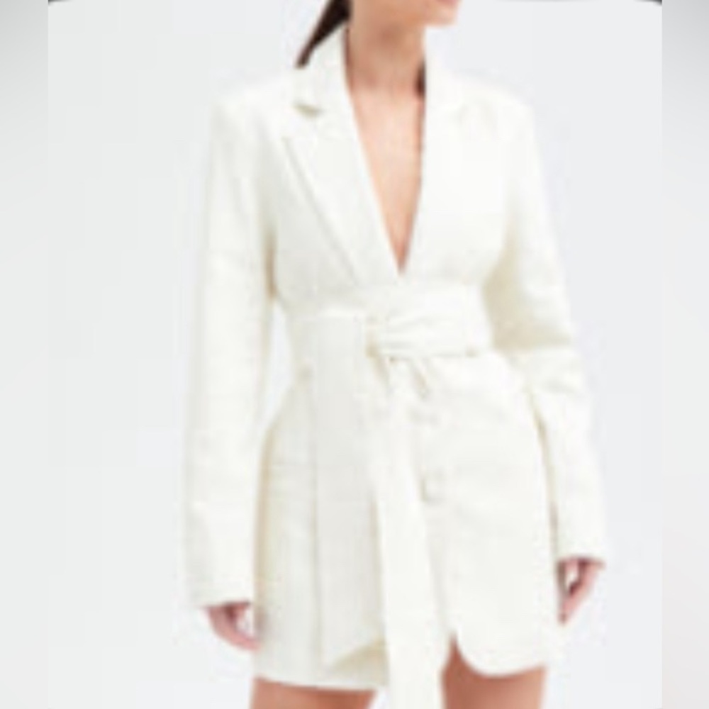 BOA Boucle Blazer Dress with Belt
